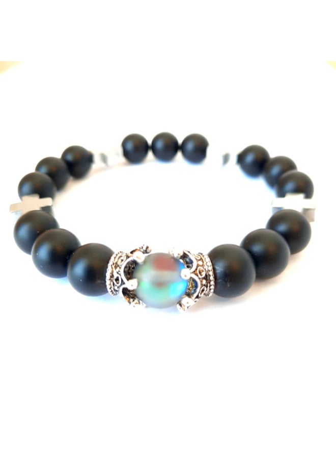 Miracle Empire Matte Onyx, Hemitate, Crowns Bracelet - Image 3
