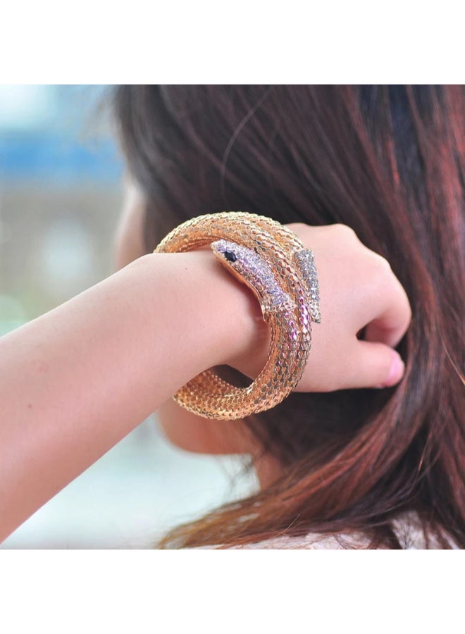 Miracle Empire Snake Shape  Bangle Bracelet - Image 2
