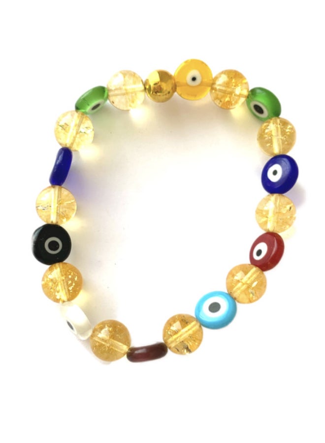 Miracle Empire Citrine And Eyes Abundance Attraction Bracelet - Image 1