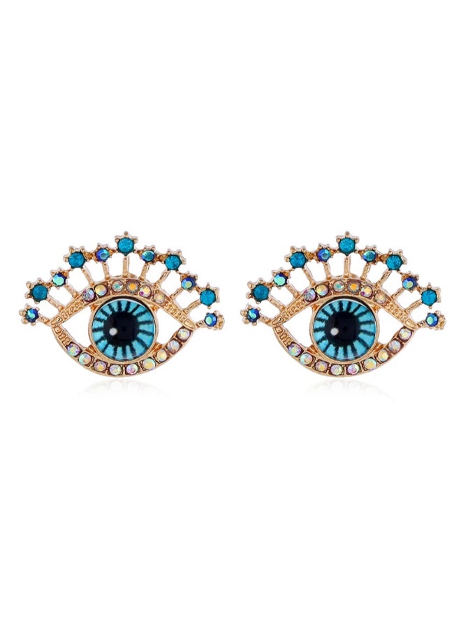 Miracle Empire - Eyes Crystals Earrings - Image 1