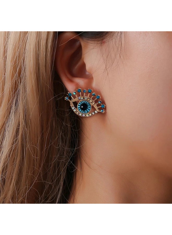 Miracle Empire - Eyes Crystals Earrings - Image 1