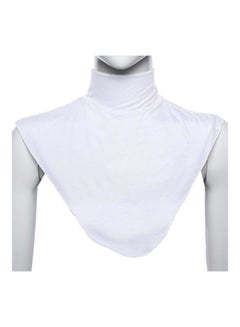 Generic Comfortable Top Neck Scarf White  - Image 1