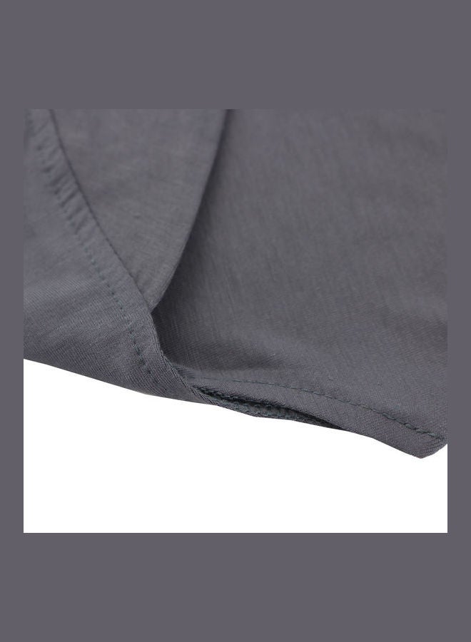Comfortable Classic Long Scarf Grey  - Image 3