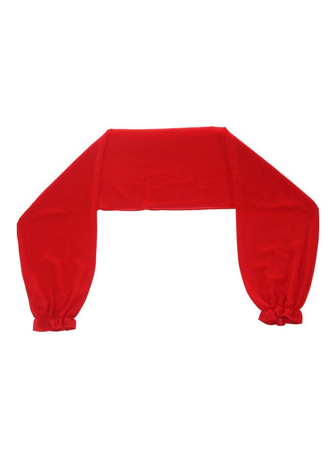 Comfortable Raglan Sleeve Shawl Red - Image 1