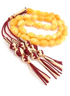Tasbeeh Amber Sand Handmade Tassel Prayer Bead
