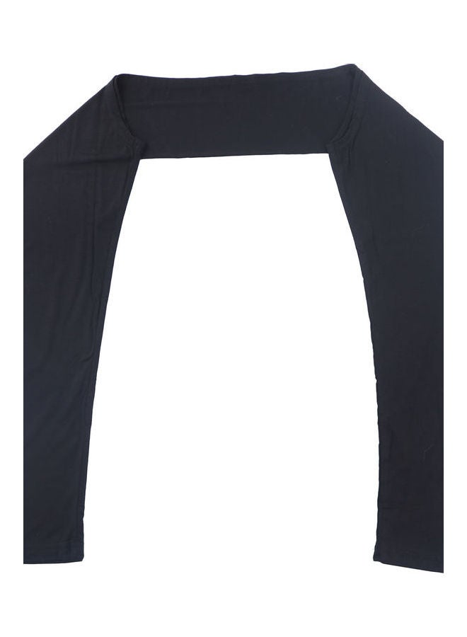 Comfortable Raglan Sleeve Shawl Black - Image 3