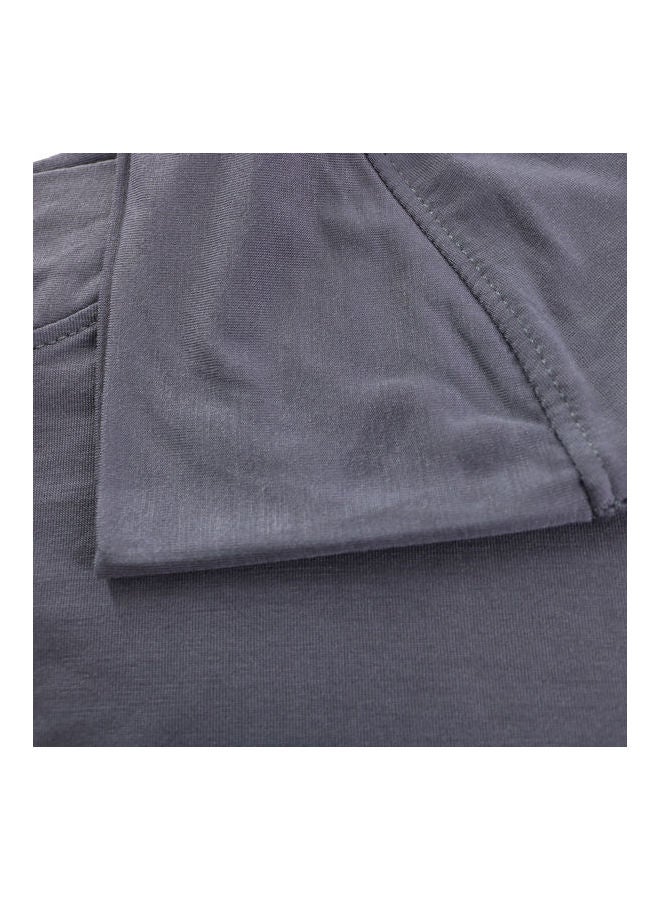 Comfortable Chin Long Scarf Grey  - Image 4
