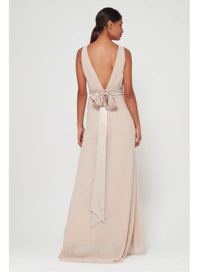 tfnc LONDON - Halana Maxi Dress Beige - Image 1