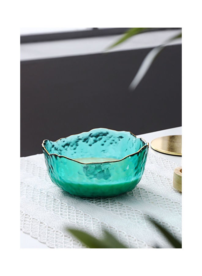 Shuer - Glass Salad Bowl Green 13x13x6cm - Image 1