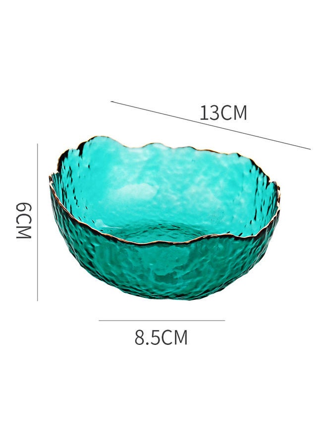Shuer - Glass Salad Bowl Green 13x13x6cm - Image 1