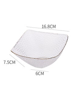 Shuer Nordic Designed Square Bowl Clear 16.8x16.8x7.5cm  - Image 5