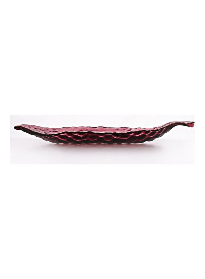 شور طبق على شكل بازلاء أحمر 39x11.5x4.5سم  - Image 5