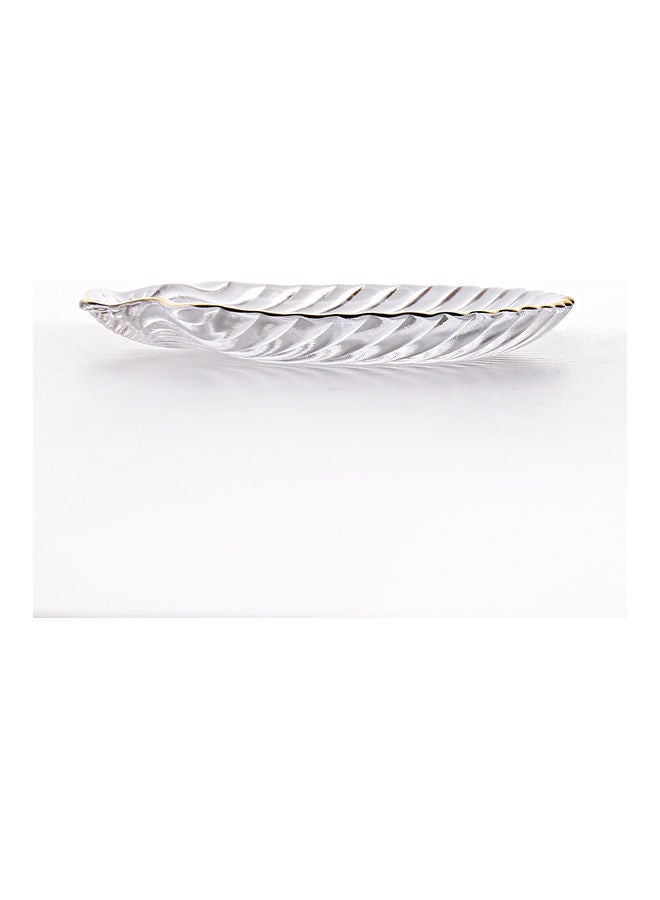 Shuer Glass Serving Plate Clear 14x12x1.6cm - Image 5