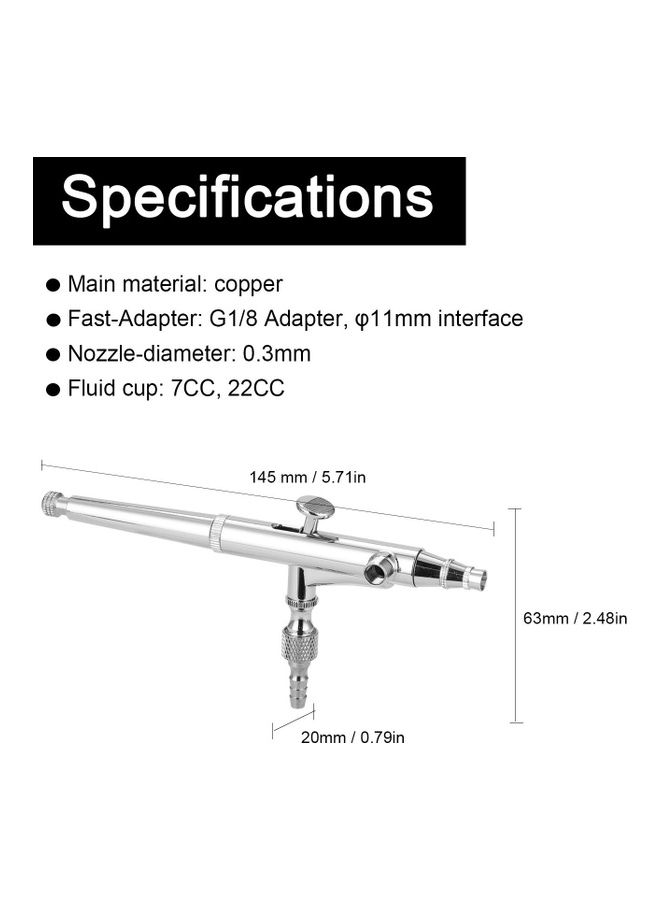 Professional T134 Airbrush Set Multicolour  - Image 2