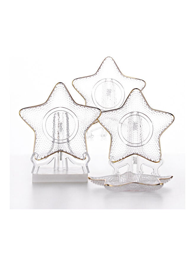 4-Piece Glass Serving Plates Clear 15.5x7x1.5cm - v1617896648/N46400727A_5