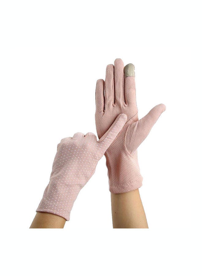 SFMW Fashion Accessories Gloves Pink  - Image 1