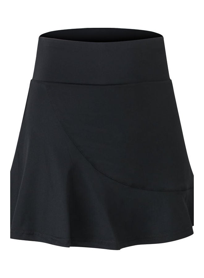 Ruffled Sports Skirt Black  - Image 2