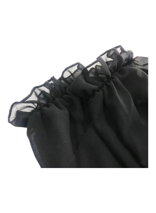 Comfortable Raglan Sleeve Shawl Black - Image 4