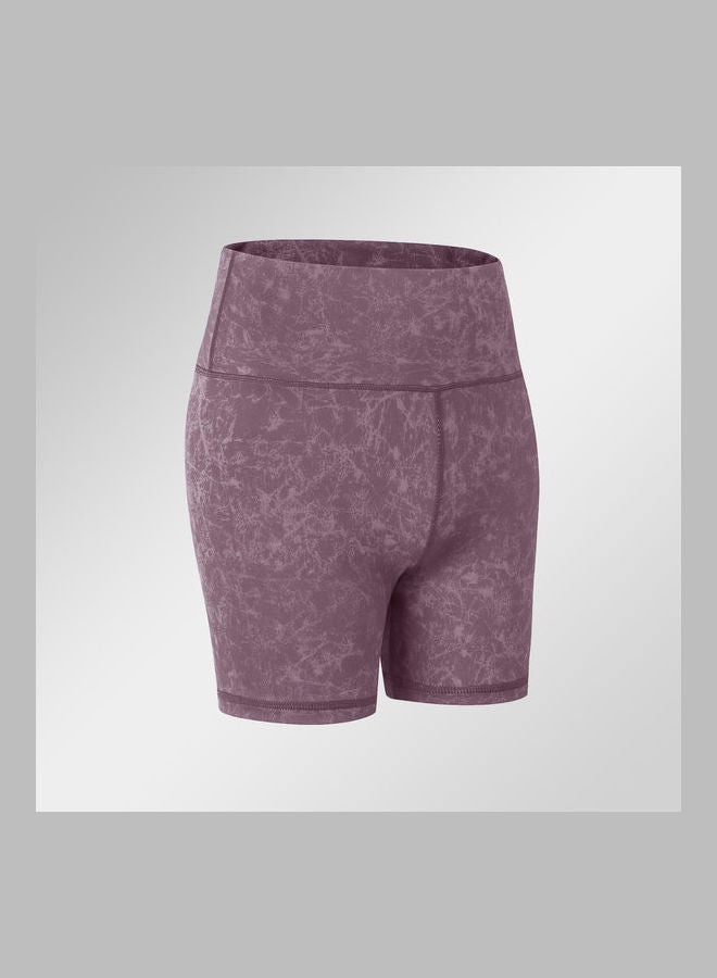 High Waist Shorts Purple 