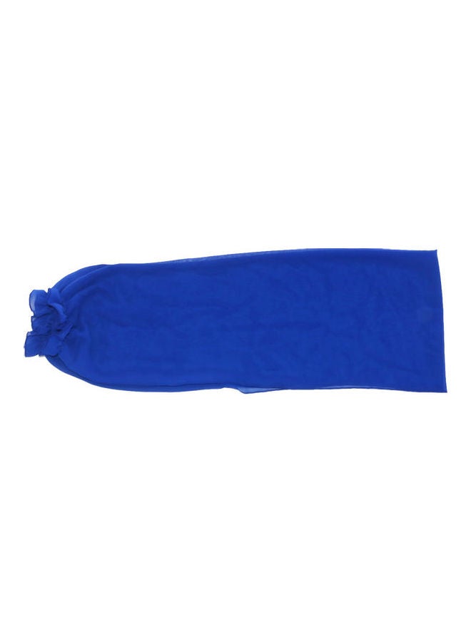 Comfortable Raglan Sleeve Shawl Blue - Image 3