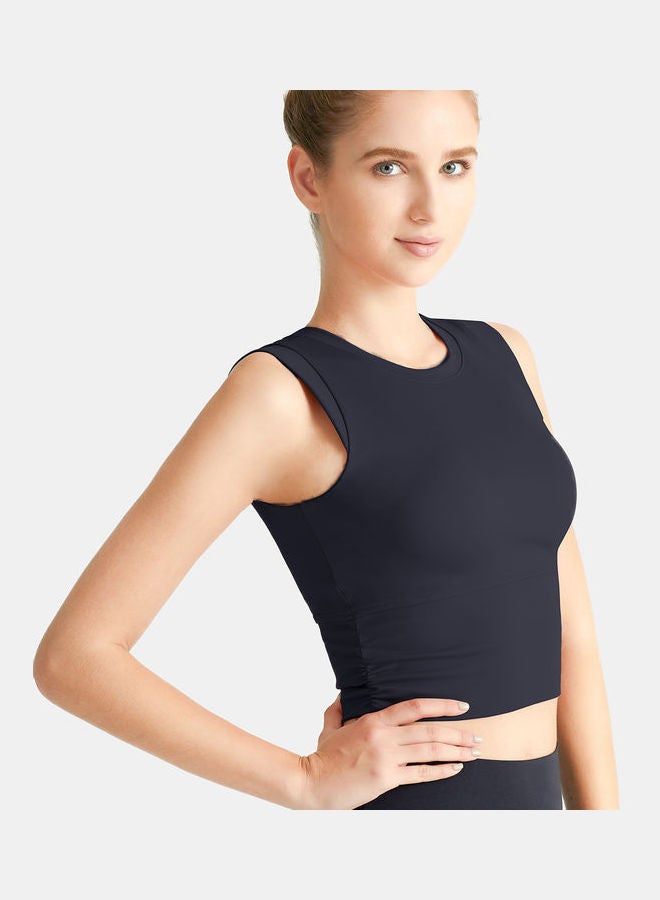 Solid Sports Bra Black - Image 1