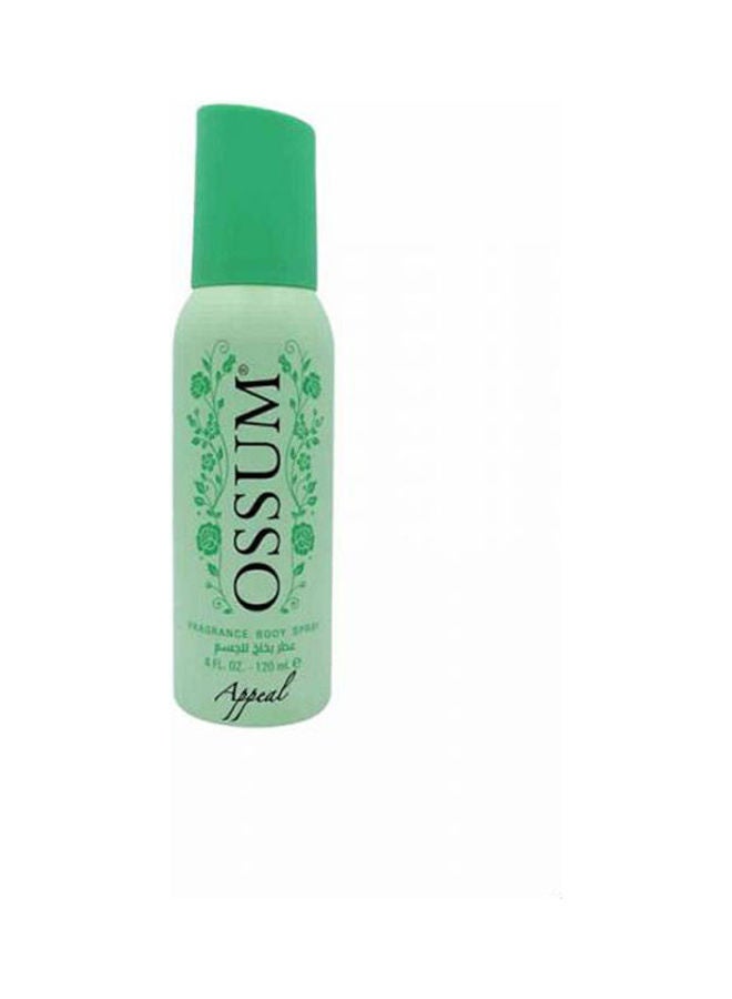 OSSUM Appeal Deodorant Body Spray Green 120ml
