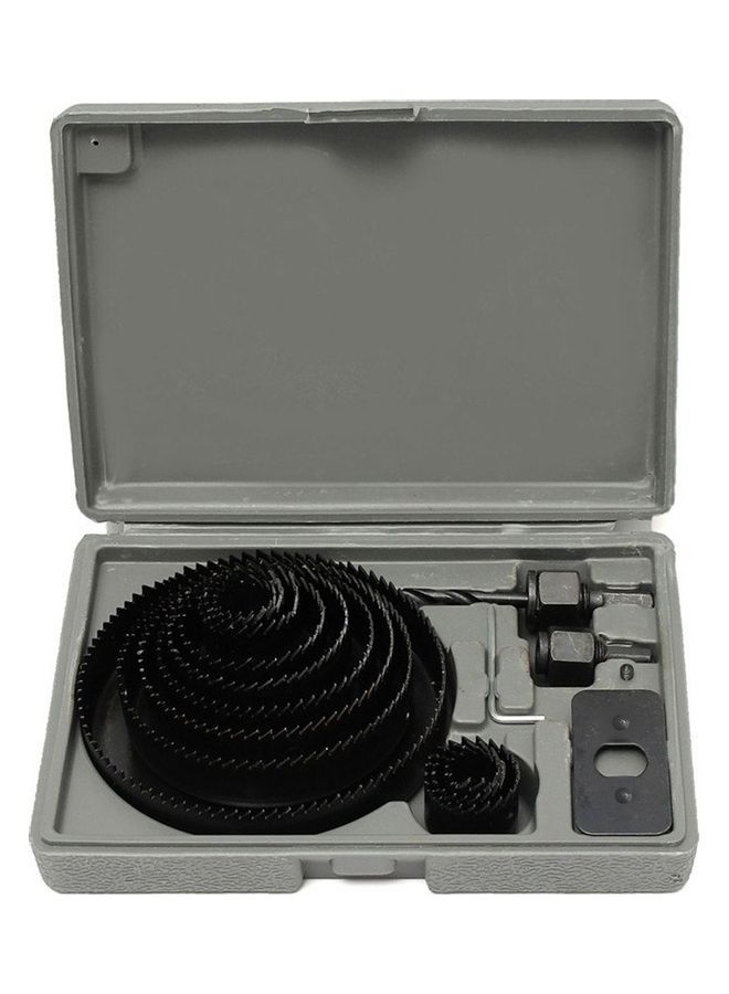 Generic 21-Piece Carbide Drill Bit Hole Saw Set Black  - Image 1