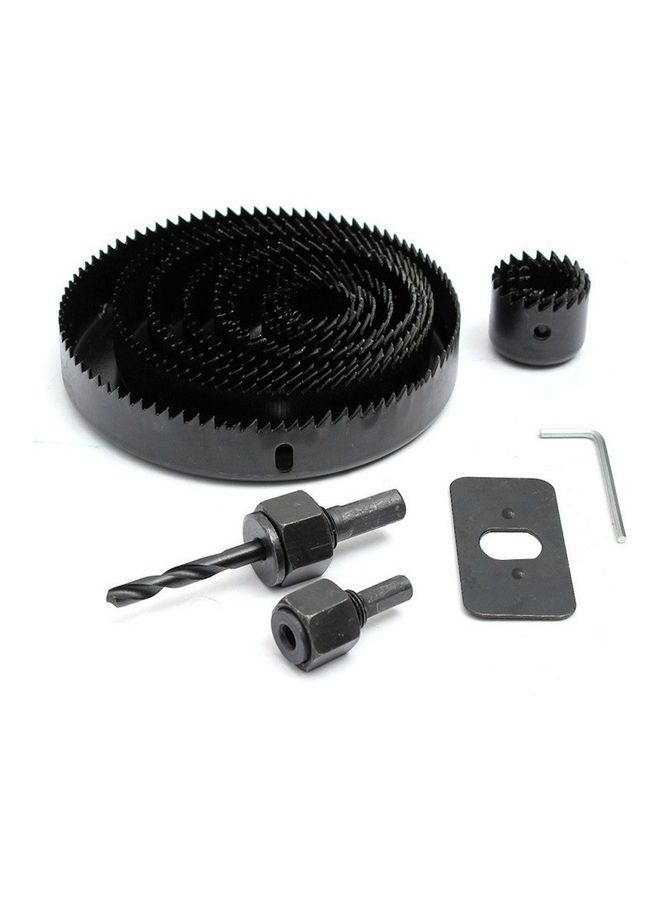 Generic 21-Piece Carbide Drill Bit Hole Saw Set Black  - Image 3