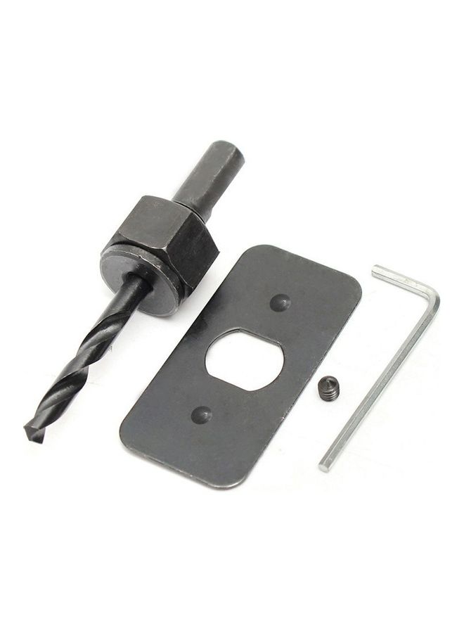 Generic 21-Piece Carbide Drill Bit Hole Saw Set Black  - Image 4