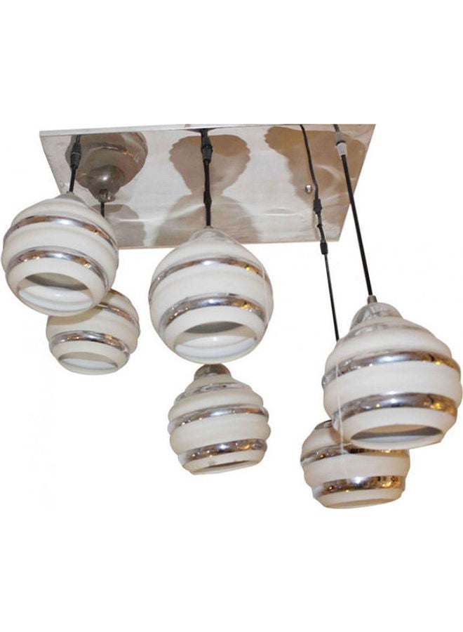 مصباح للسقف فضي - Image 1