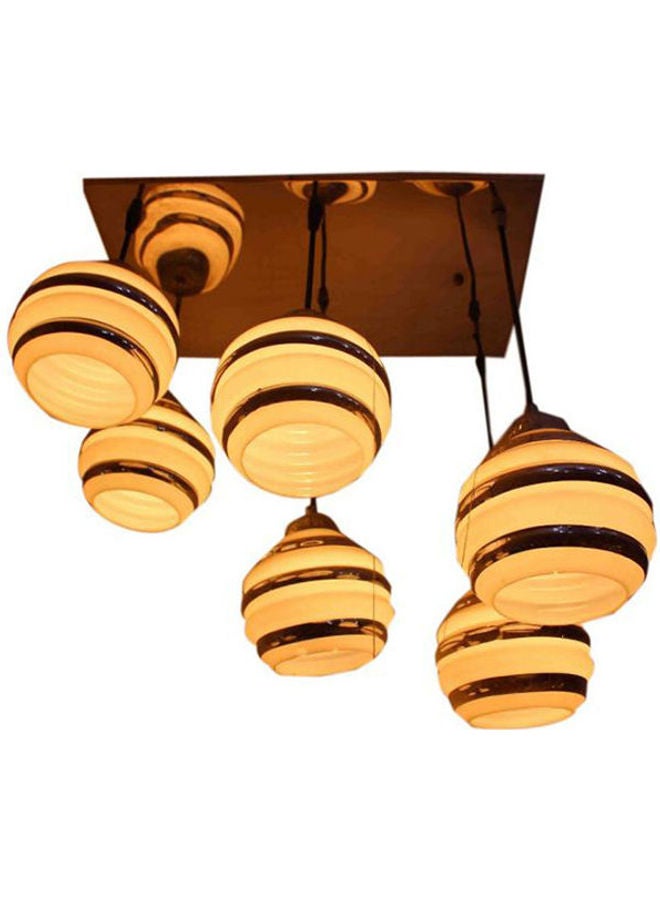 مصباح للسقف فضي - Image 2