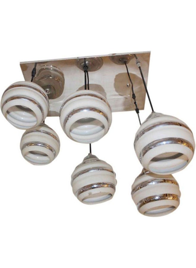 مصباح للسقف فضي - Image 3