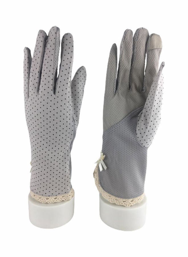 SFMW - Sun Protective Gloves Grey - Image 1