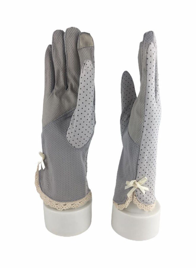 SFMW - Sun Protective Gloves Grey - Image 1