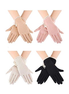 SFMW 4 Pair Of UV Protection Sunblock Gloves Multicolour 