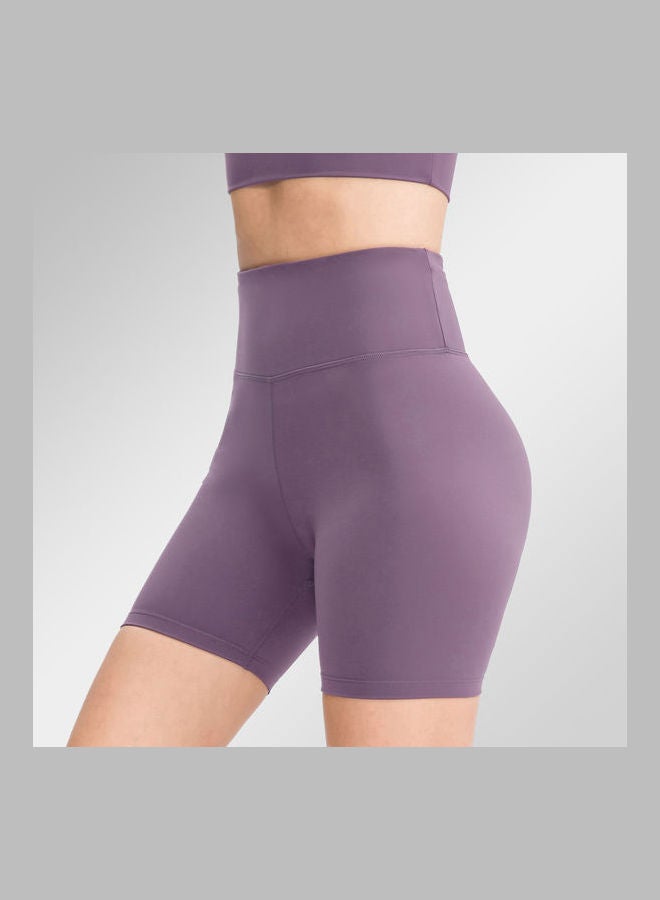 High Waist Shorts Purple  - Image 1