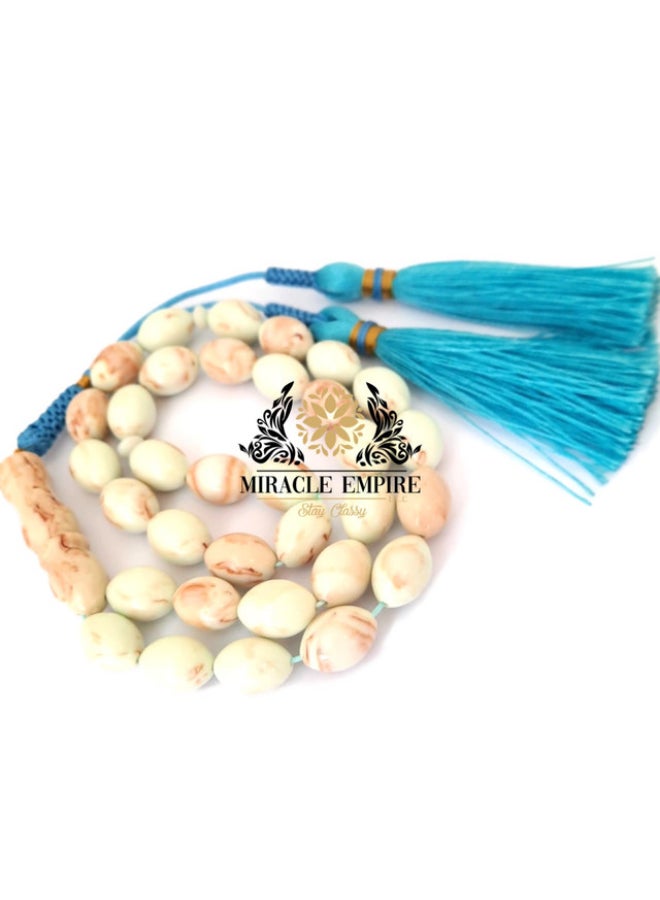Miracle Empire Misbaha Tasbih Handmade Tassel Prayer Beads  - Image 3