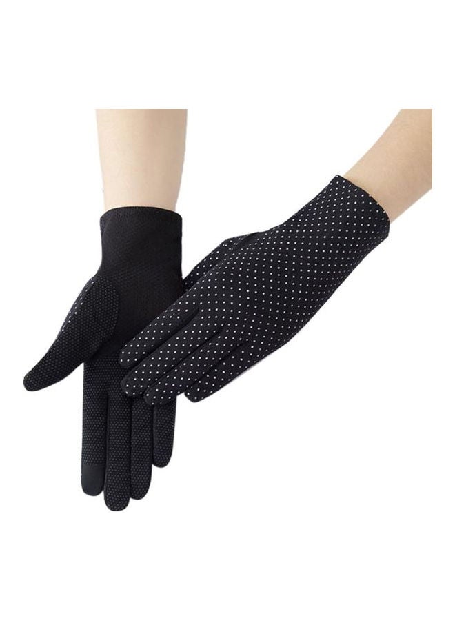 SFMW Sun Protective Gloves Black/White  - Image 2