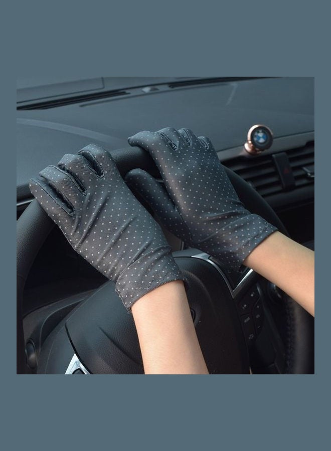 SFMW Sun Protective Gloves Black/White  - Image 3