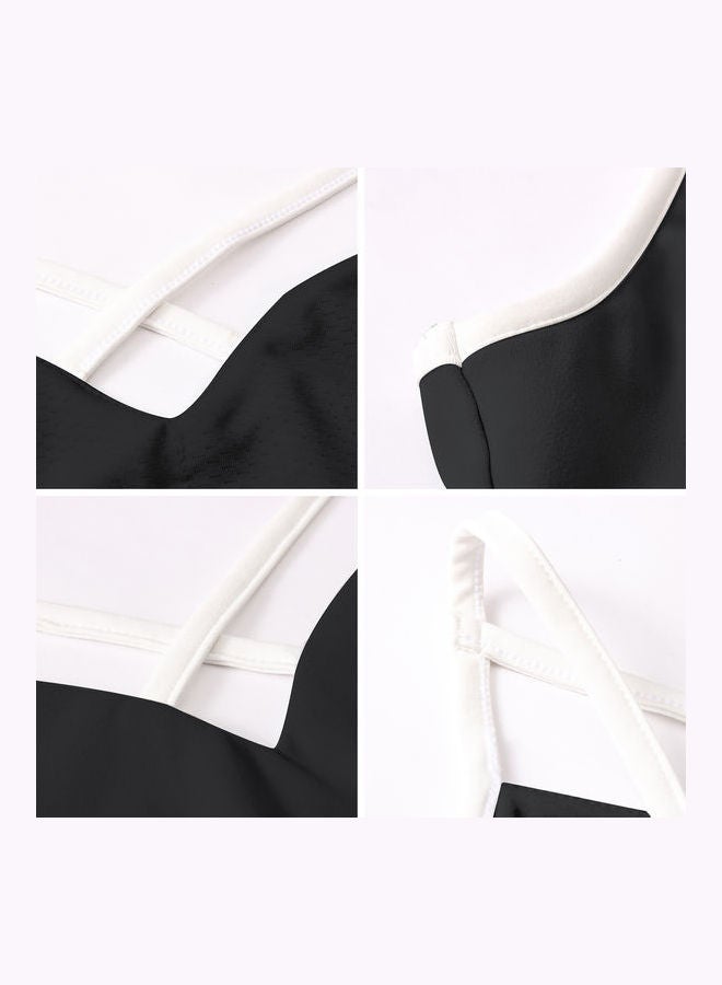 Solid Sports Bra Black - Image 2
