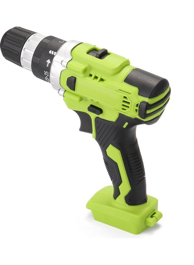 Electric Impact Cordless Drill With Battery And Charging Adapter Green/Black/Red - Image 3