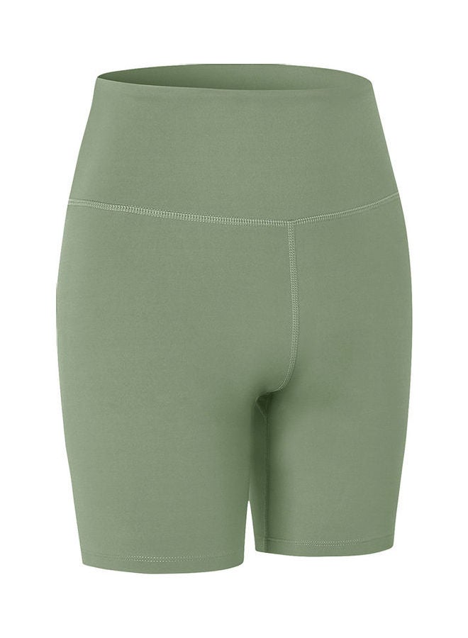 Solid Shorts Green  - Image 2