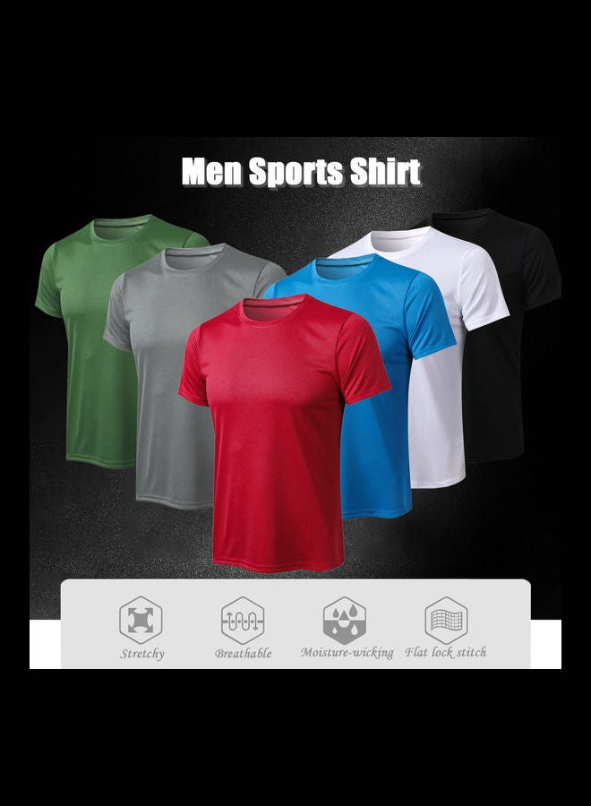Short Sleeve Tee Top Grey  - Image 3