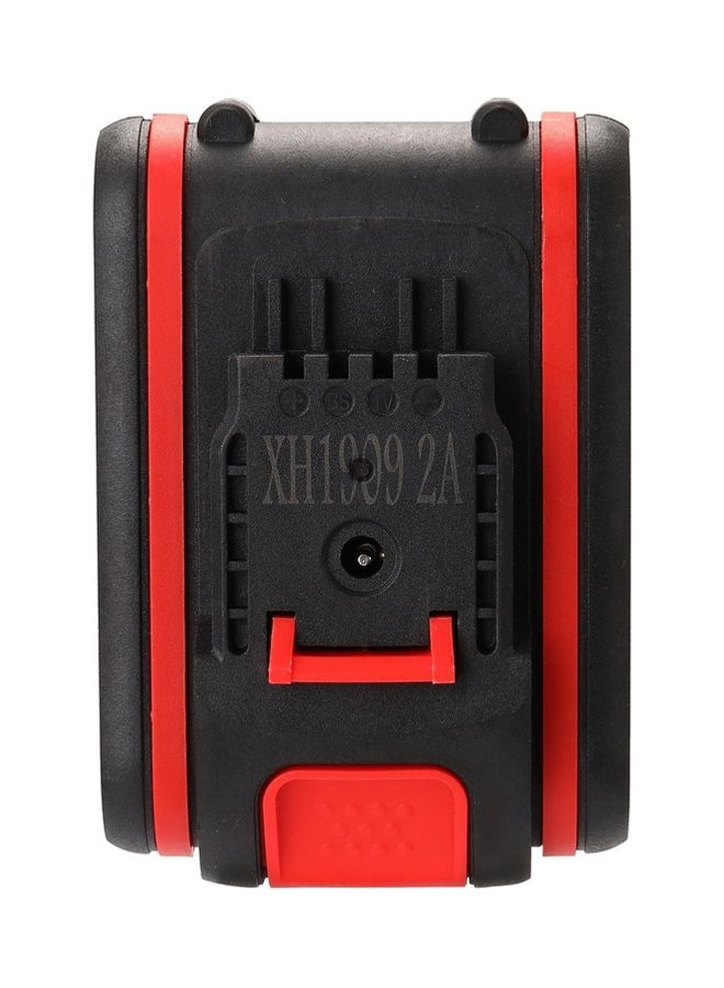 Electric Impact Cordless Drill With Battery And Charging Adapter Green/Black/Red - Image 5