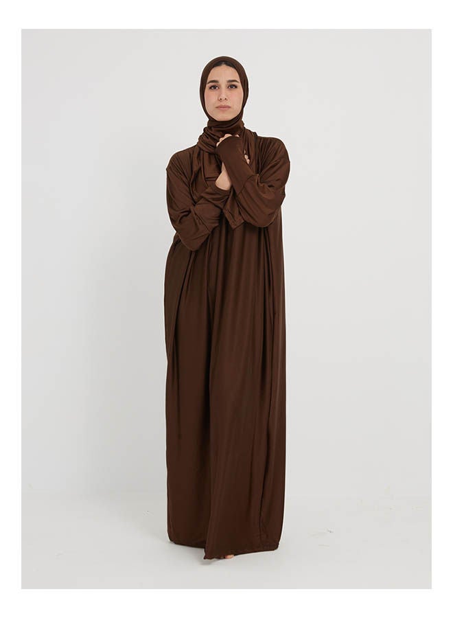 أرت لوك عباية إسدال بأكمام طويلة  - Image 1