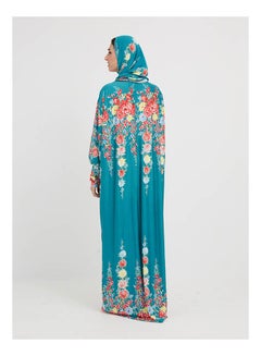 ARTLOOK Floral Printed Long Sleeve Maxi Praying Dress Multicolour  - Image 2