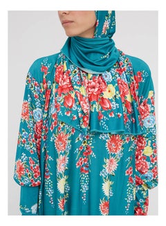 ARTLOOK Floral Printed Long Sleeve Maxi Praying Dress Multicolour  - Image 3