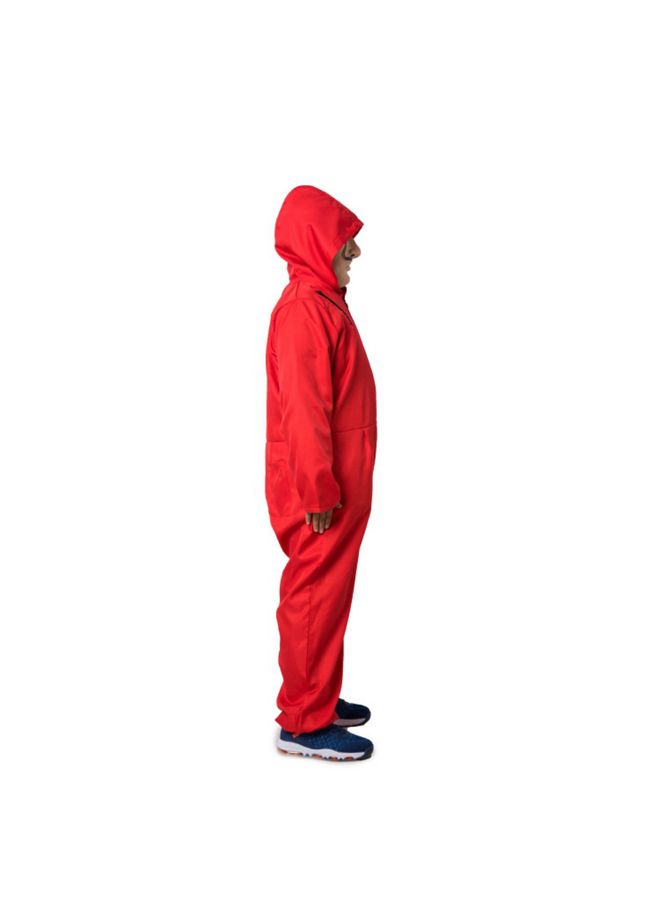 HALAMODO - Mask Cosplay Jumpsuit Red - Image 1
