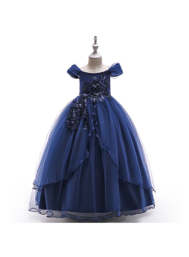 HALAMODO Princess Fluffy Dress Blue  - Image 1