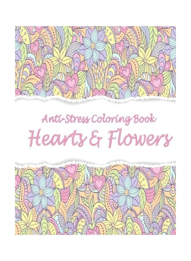 null - Anti-Stress Coloring Book Hearts & Flowers paperback english - Image 1